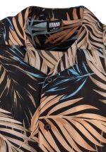 URBAN CLASSICS VISCOSE AOP RESORT SHIRT TB4150 PALMFRONT - Image 5