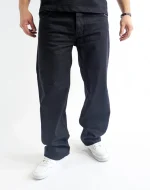 DADA SUPREME MINIMALIST LOOSE FIT JEANS BLACK DDEN004BLK - Image 4
