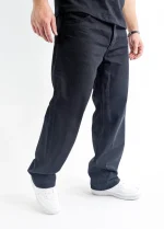 DADA SUPREME MINIMALIST LOOSE FIT JEANS BLACK DDEN004BLK - Image 3