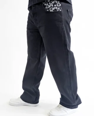 DADA SUPREME MINIMALIST LOOSE FIT JEANS BLACK DDEN004BLK - DADA SUPREME