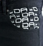 DADA SUPREME MINIMALIST LOOSE FIT JEANS BLACK DDEN004BLK - Image 5