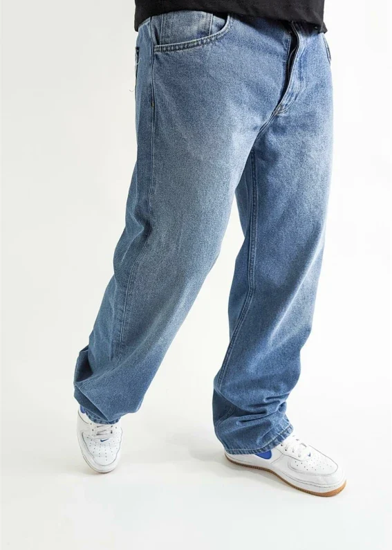 DADA SUPREME MINIMALIST LOOSE FIT JEANS BLUE DDEN004BLU - DADA SUPREME