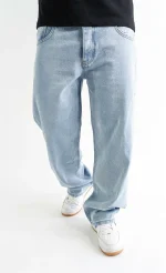 DADA SUPREME MINIMALIST LOOSE FIT JEANS LIGHT BLUE DDEN004LBLU