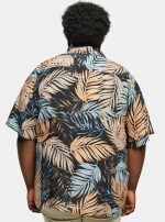 URBAN CLASSICS VISCOSE AOP RESORT SHIRT TB4150 PALMFRONT - Image 3