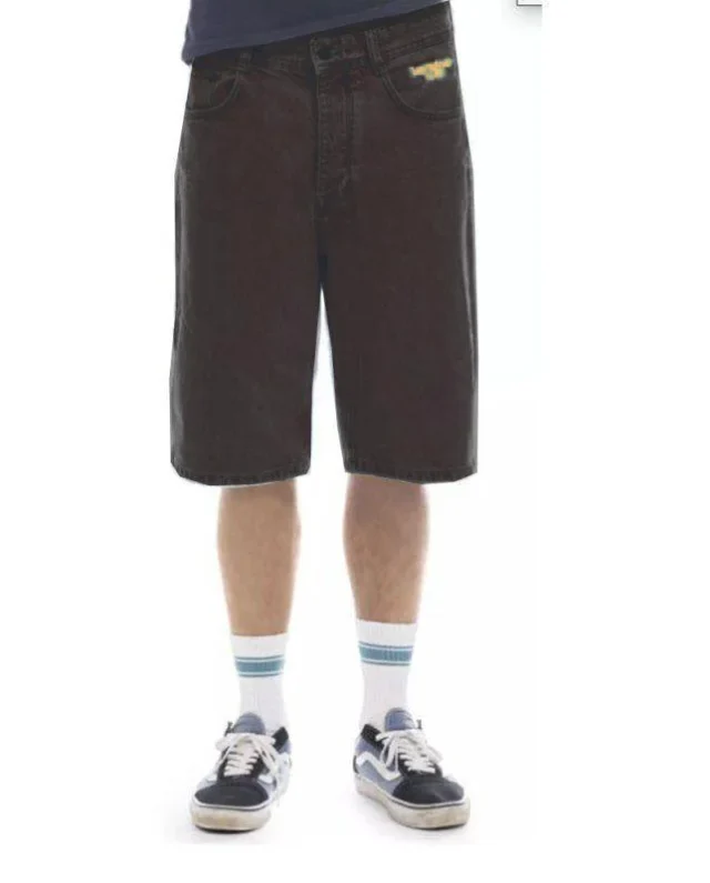 HOMEBOY X-TRA BAGGY SHORTS WASHED BLACK 01SH0384-84