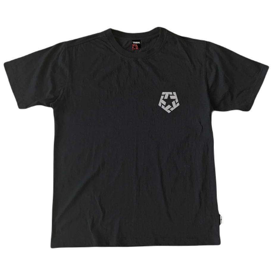 jjghkjylkyr TRIBAL GEAR HUIT1 SKULLKING T-SHIRT BLACK - Image 1