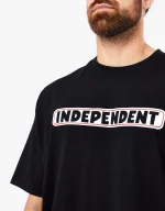 Independent Bar Logo T-Shirt Black - Image 3