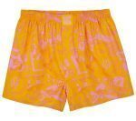 LOUSY LIVIN UP STICKER CLASH BOXER SHORTS YELLOW LUUWUPSC