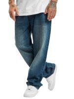 ROCAWEAR WED LOOSE FIT JEANS LIGHT MID BLUE WASH - Image 3