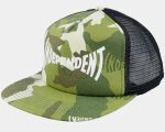 INDEPENDENT SPAN MESHBACK TRUCKER CAP CAMO/BLACK