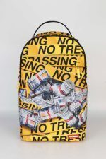 SPRAYGROUND NO TRESPASSING MONEY STASHED DLXSR BACKPACK (B5371) BACKPACK 18” x 6” x 11.5” - Image 2