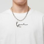 KARL KANI SMALL SIGNATURE PRINT TEE WHITE KM232-032-2 - Image 3
