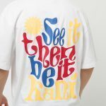 KARL KANI SMALL SIGNATURE PRINT TEE WHITE KM232-032-2 - Image 4