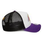 NEW ERA LA LAKERS TEAM COLOR BLOCK WHITE A-FRAME TRUCKER CAP WHITE 60358072 - Image 3
