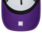 NEW ERA LA LAKERS TEAM COLOR BLOCK WHITE A-FRAME TRUCKER CAP WHITE 60358072 - Image 4