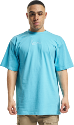 KARL KANI SMALL SIGNATURE KANILIFE TEE KU232-018-1 CYAN