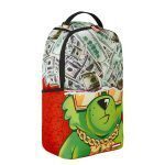 SPRAYGROUND MONEY BEAR DREAMIN' OF MONEY DLXSR BACKPACK B4744 18” x 6” x 11.5” - Image 5