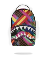 SPRAYGROUND SHARKS IN PAINT DLXSV BACKPACK B5150 18” x 6” x 11.5” - Image 3