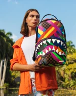 SPRAYGROUND SHARKS IN PAINT DLXSV BACKPACK B5150 18” x 6” x 11.5” - Image 2