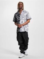 KARL KANI CHEST SIGNATURE PAISLEY BLOCK RESORT SHIRT BLACK KM232-035-2 - Image 3