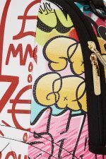 SPRAYGROUND TRI SPLIT GRAFFITI DLXSV BACKPACK (B5492) 18” x 6” x 11.5” - Image 3