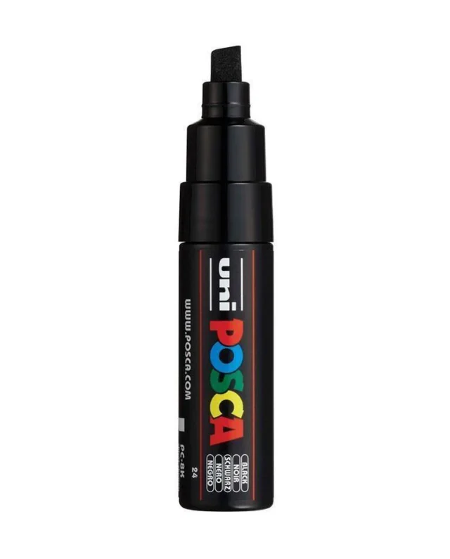 POSCA PC-8K MARKER CHISEL TIP 8 MM