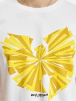 WU WEAR SPLIT LOGO TEE WHITE WU055 - Image 2
