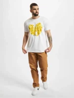 WU WEAR SPLIT LOGO TEE WHITE WU055 - Image 3