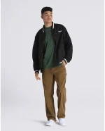 VANS MOORE VARSITY JACKET BLACK VN0008G0BLK1 - Image 6