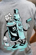 MONTANA T-SHIRT PAINT BUDDIES GREY - Image 3