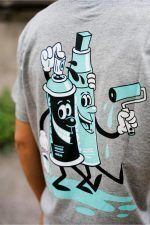 MONTANA T-SHIRT PAINT BUDDIES GREY - Image 4