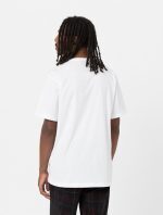 DICKIES AITKIN CHEST TEE WHITE/FIRED BRICK DK0A4Y8OG401 - Image 5