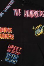 THE HUNDREDS MARKET ZIP HOOD BLACK - Image 3