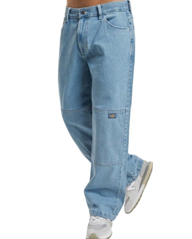 Dickies Double Knee Denim Pant Light Wash DK0A4Y3FLW01 - DICKIES