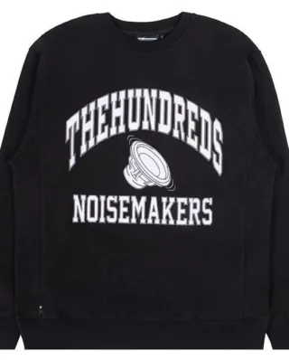 THE HUNDREDS ATHLETICS CREWNECK BLACK