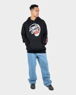 SANTA CRUZ POKE BALL DOT HOODIE BLACK SCA-HDY-5980 - Image 2
