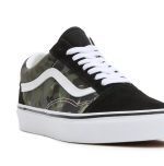 VANS RAIN CAMO OLD SKOOL SHOES GREEN/GREY VN0007NTBGK1 - Image 6
