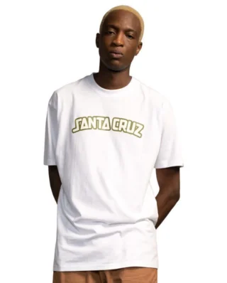 SANTA CRUZ ARCH STRIP T-SHIRT WHITE SCA-TEE-10096
