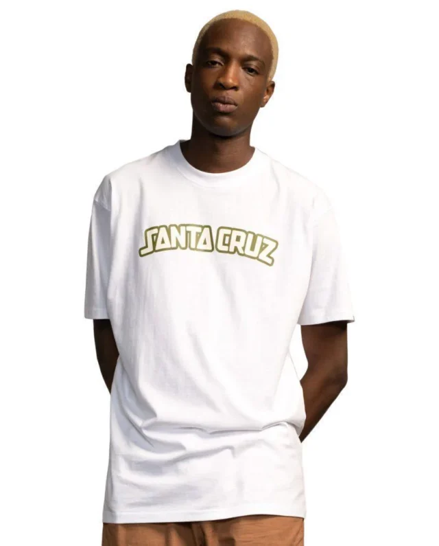 SANTA CRUZ ARCH STRIP T-SHIRT WHITE SCA-TEE-10096