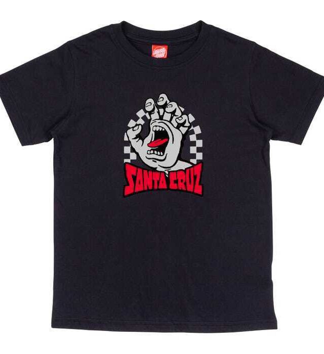 SANTA CRUZ STYLE YOUTH CHECK GATEWAY HAND FRONT SCA-YTE-1471 - SANTA CRUZ