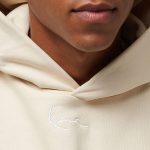 KARL KANI SMALL SIGNATURE OS HEAVY SWEAT HOODIE OFF WHITE KM233-016-1 - Image 2