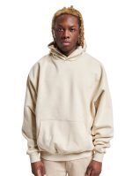 KARL KANI SMALL SIGNATURE OS HEAVY SWEAT HOODIE OFF WHITE KM233-016-1