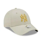 NEW ERA NEW YORK YANKEES WMNS METALLIC LOGO CREAM 9FORTY ADJUSTABLE CAP 60222491 - Image 4