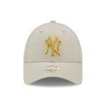 NEW ERA NEW YORK YANKEES WMNS METALLIC LOGO CREAM 9FORTY ADJUSTABLE CAP 60222491 - Image 5
