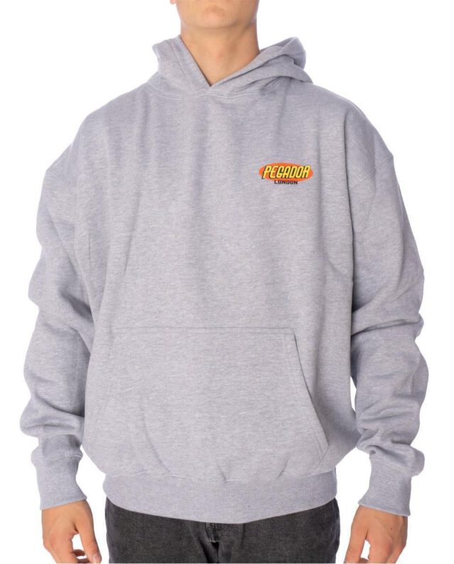 PEGADOR DOCKS OVERSIZED HOODIE GREY MELANGE PG-2720-378-M-GR