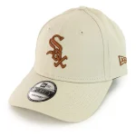 NEW ERA CHICAGO WHITE SOX LEAGUE ESSENTIAL STONE 9FORTY ADJUSTABLE CAP BEIGE 60364449