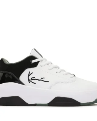 KARL KANI SHOES HANDLES WHITE-BLACK-OLIVE KKFWM000296 - KARL KANI