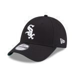 NEW ERA CHICAGO WHITE SOX TEAM SIDE PATCH BLACK 9FORTY ADJUSTABLE CAP 60364393