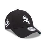 NEW ERA CHICAGO WHITE SOX TEAM SIDE PATCH BLACK 9FORTY ADJUSTABLE CAP 60364393 - Image 5
