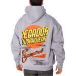 PEGADOR DOCKS OVERSIZED HOODIE GREY MELANGE PG-2720-378-M-GR - Image 2